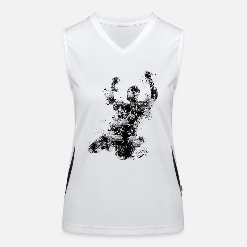 Tor Funktionelles Kontrast-Tank Top für Frauen