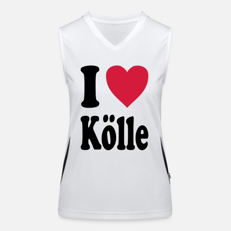 J'adore Koelle (Köln / Cologne) Débardeur respirant contrasté Femme