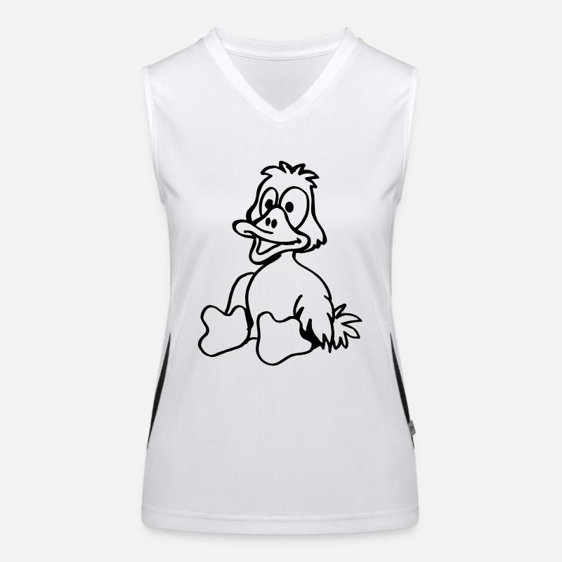 Entchen Funktionelles Kontrast-Tank Top für Frauen