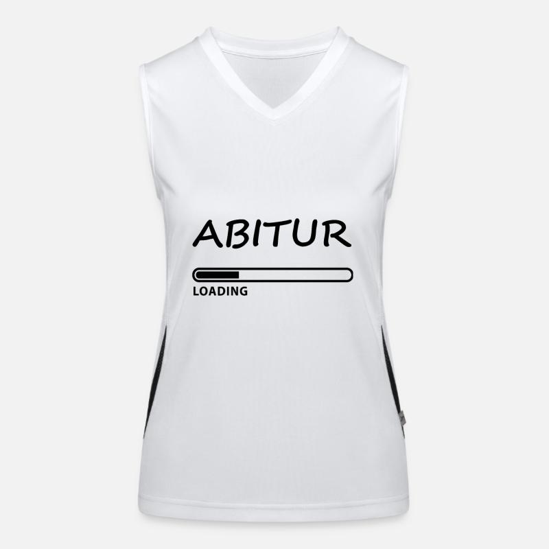 ABITUR loading Funktionelles Kontrast-Tank Top für Frauen