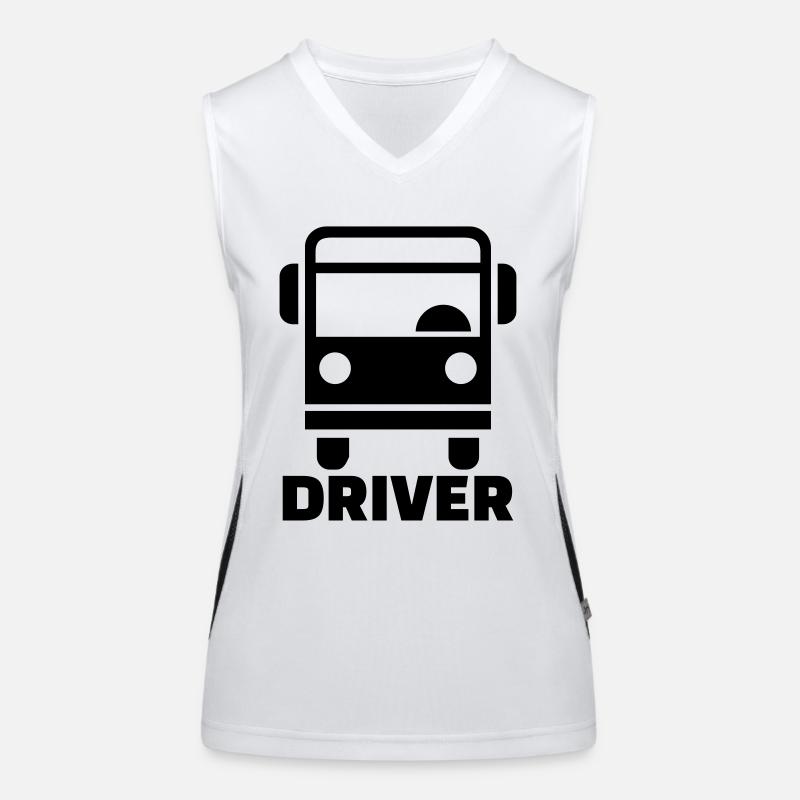 Busfahrer Funktionelles Kontrast-Tank Top für Frauen