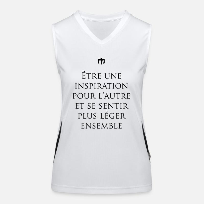 leger Débardeur respirant contrasté Femme