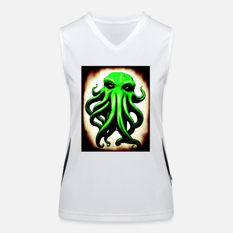 Octopus #003 Funktionelles Kontrast-Tank Top für Frauen