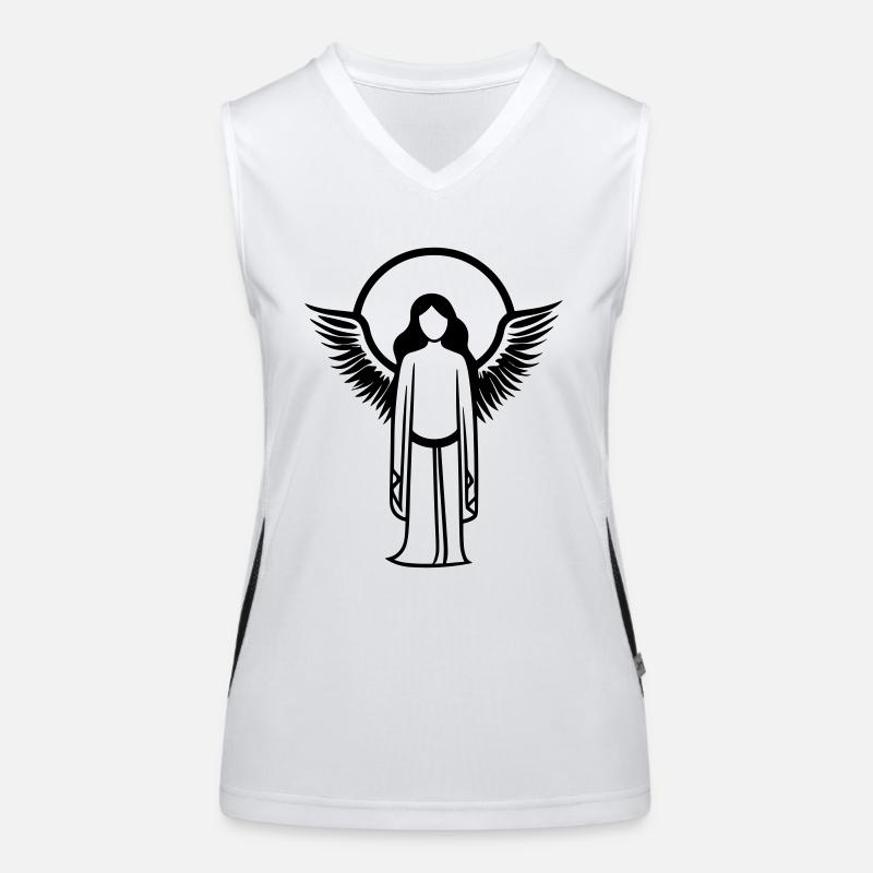 Engel Funktionelles Kontrast-Tank Top für Frauen