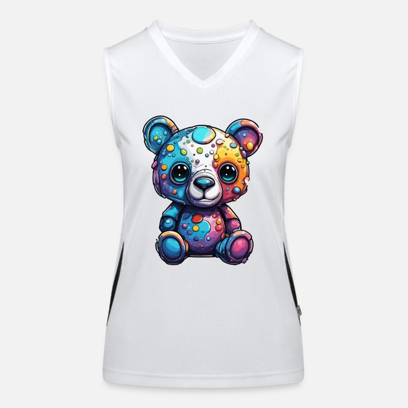 Teddybär / Kuscheltier / Stofftier / Geschenkidee Funktionelles Kontrast-Tank Top für Frauen