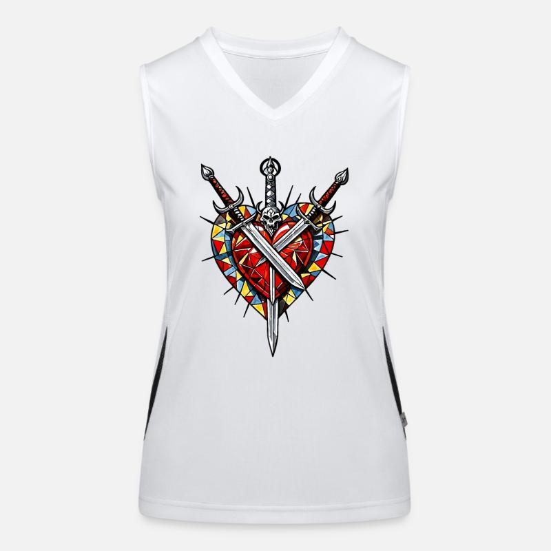 Braveheart Funktionelles Kontrast-Tank Top für Frauen