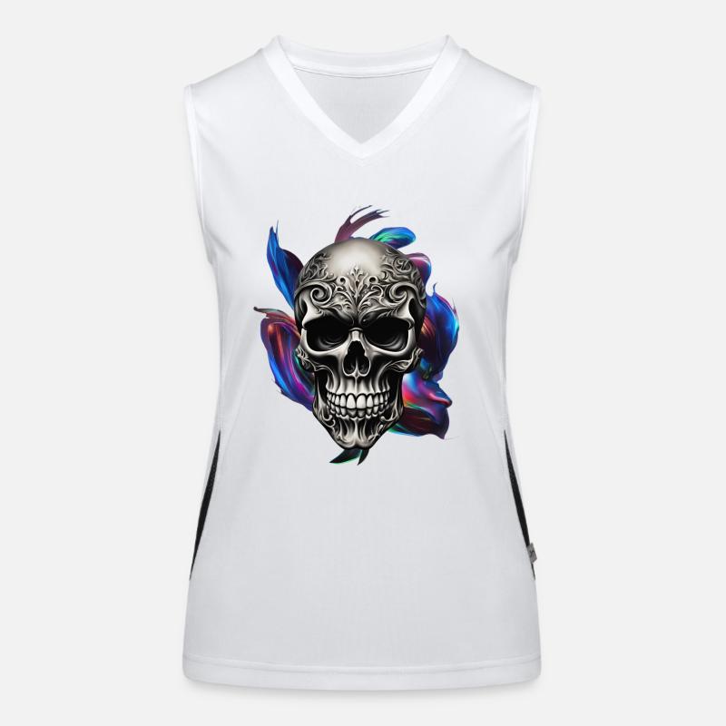 Skull Women's Functional Contrast Tank Top