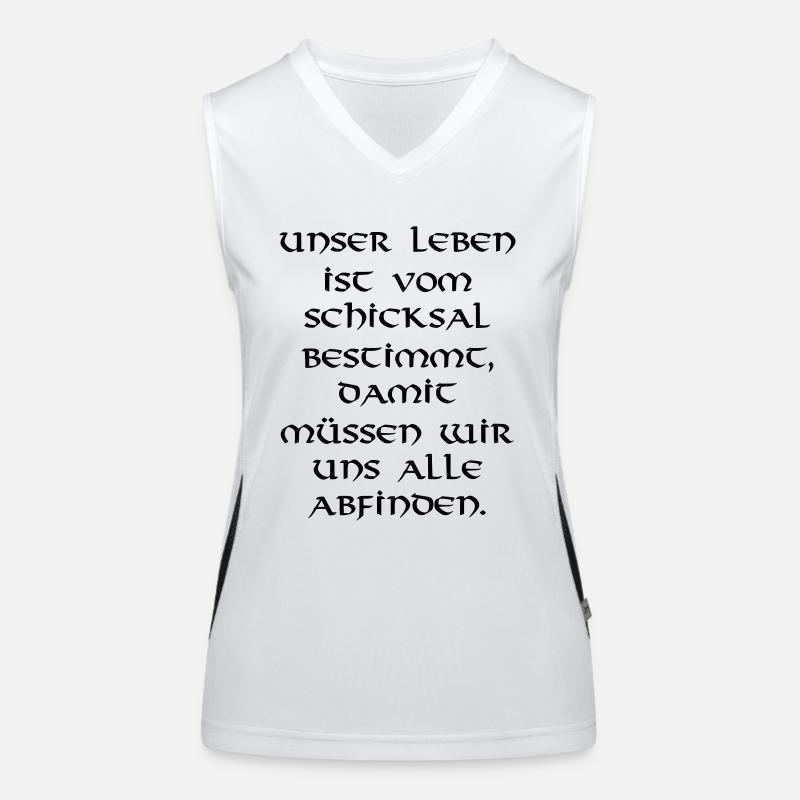 Leben Funktionelles Kontrast-Tank Top für Frauen