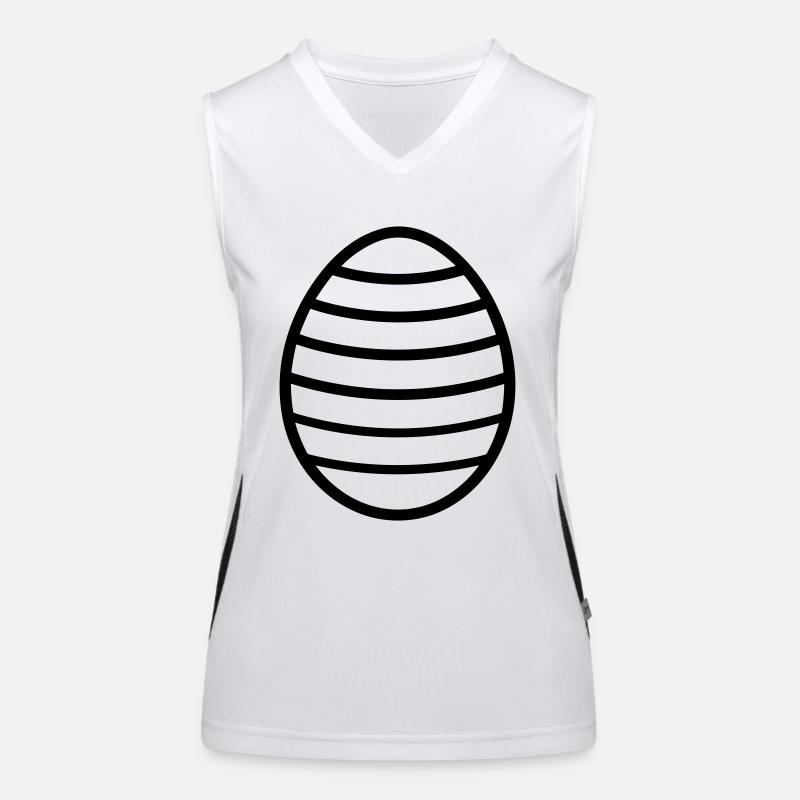 Osterei Funktionelles Kontrast-Tank Top für Frauen