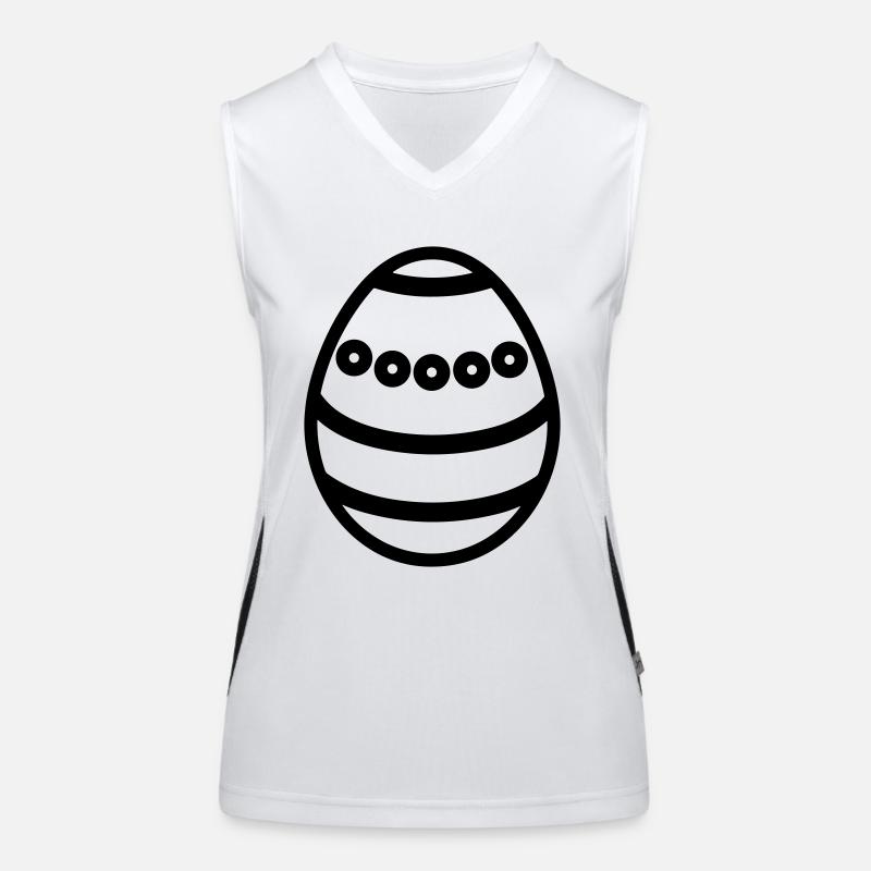 Easter Egg Women's Functional Contrast Tank Top
