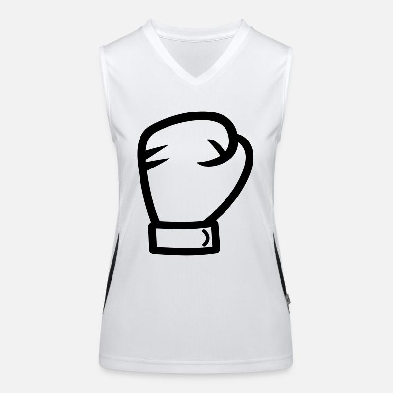 Boxhandschuh Funktionelles Kontrast-Tank Top für Frauen