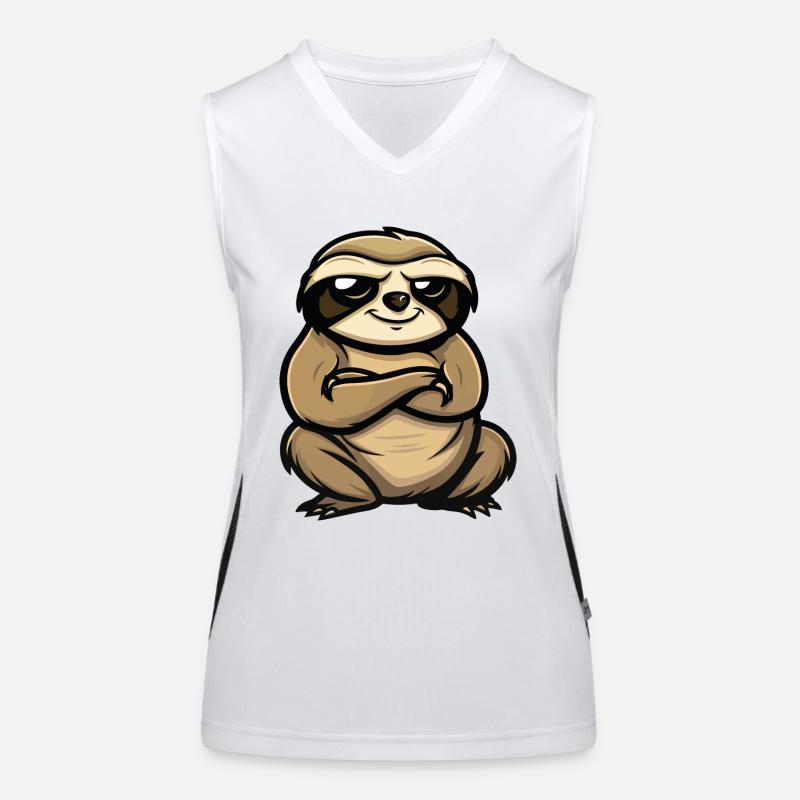 faultier Funktionelles Kontrast-Tank Top für Frauen