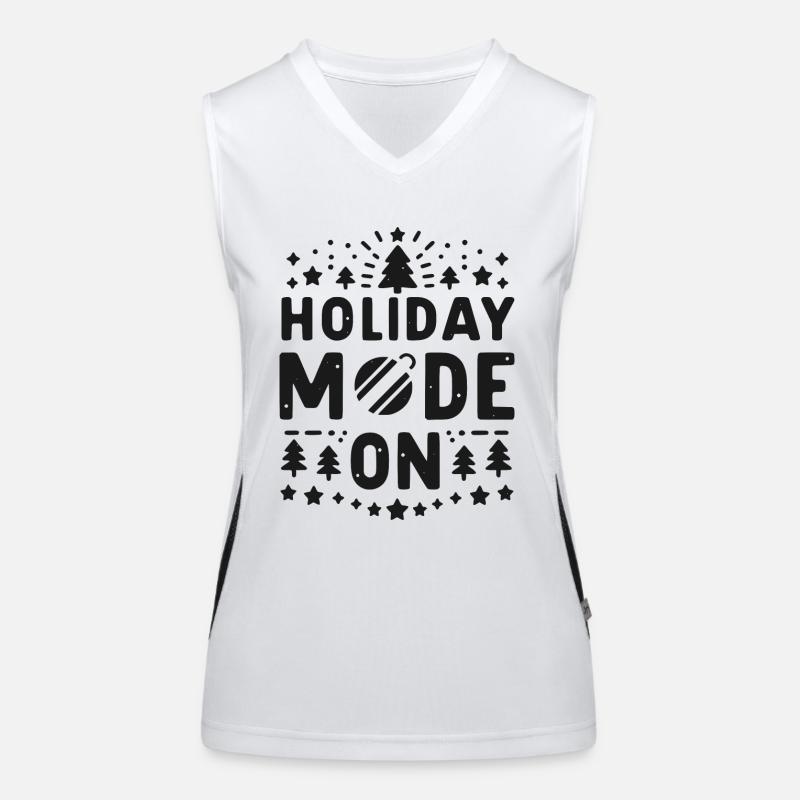 Mode vacances activé Débardeur respirant contrasté Femme