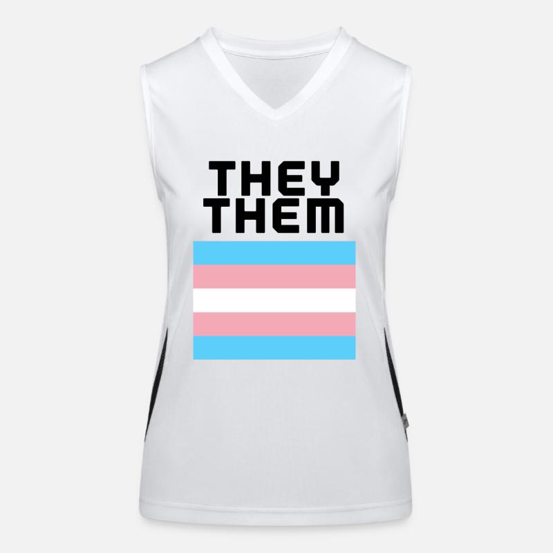 they Them trans Women's Functional Contrast Tank Top