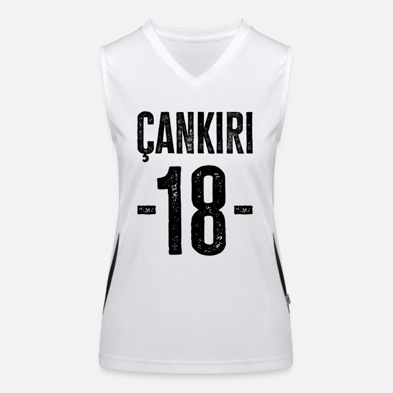 Çankırı 18 – Pride in Tradition and Community Women's Functional Contrast Tank Top