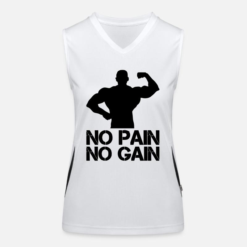 Gain de douleur Bodybuilder Débardeur respirant contrasté Femme