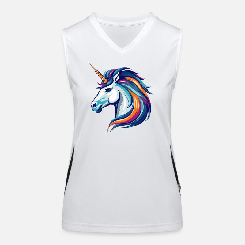 Licorne Débardeur respirant contrasté Femme