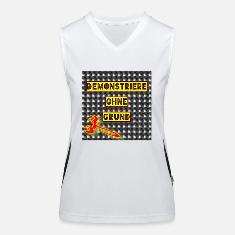 Manifester sans raison - Image - 2023 Débardeur respirant contrasté Femme