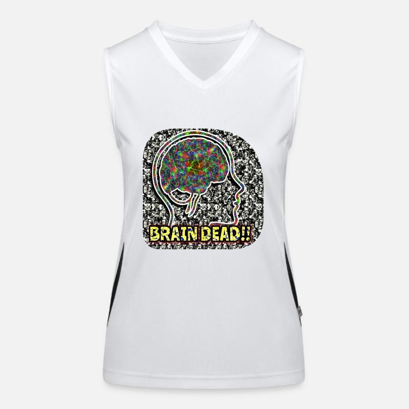 Brain Daed !! Funktionelles Kontrast-Tank Top für Frauen