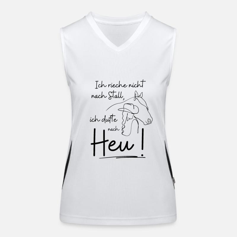 Ich dufte nach Heu Funktionelles Kontrast-Tank Top für Frauen