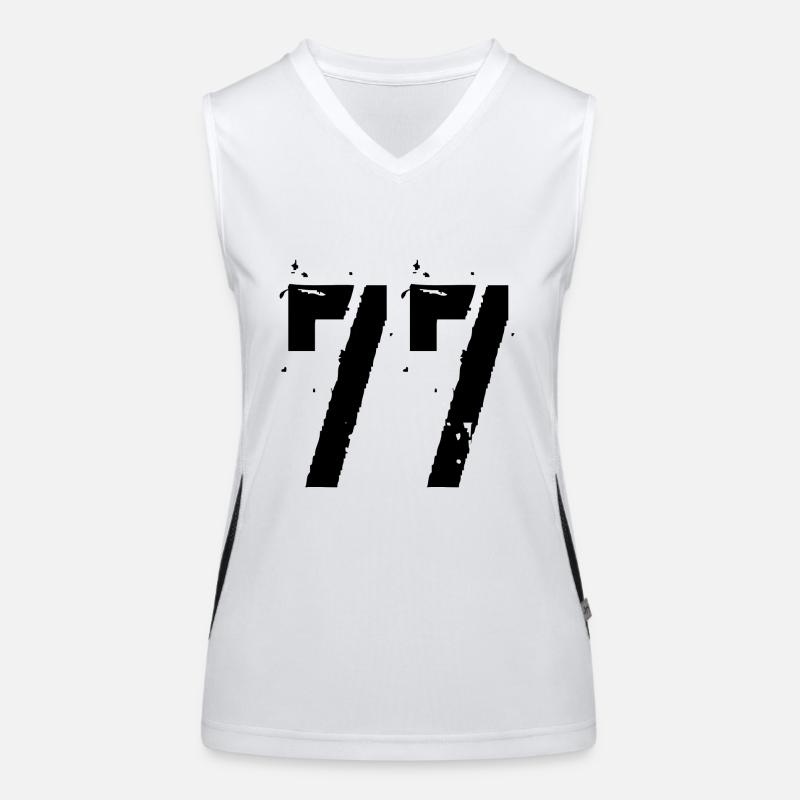 Nummer 77 Funktionelles Kontrast-Tank Top für Frauen