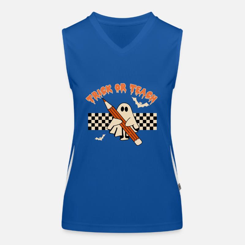 Halloween Trick Or Treat Funktionelles Kontrast-Tank Top für Frauen