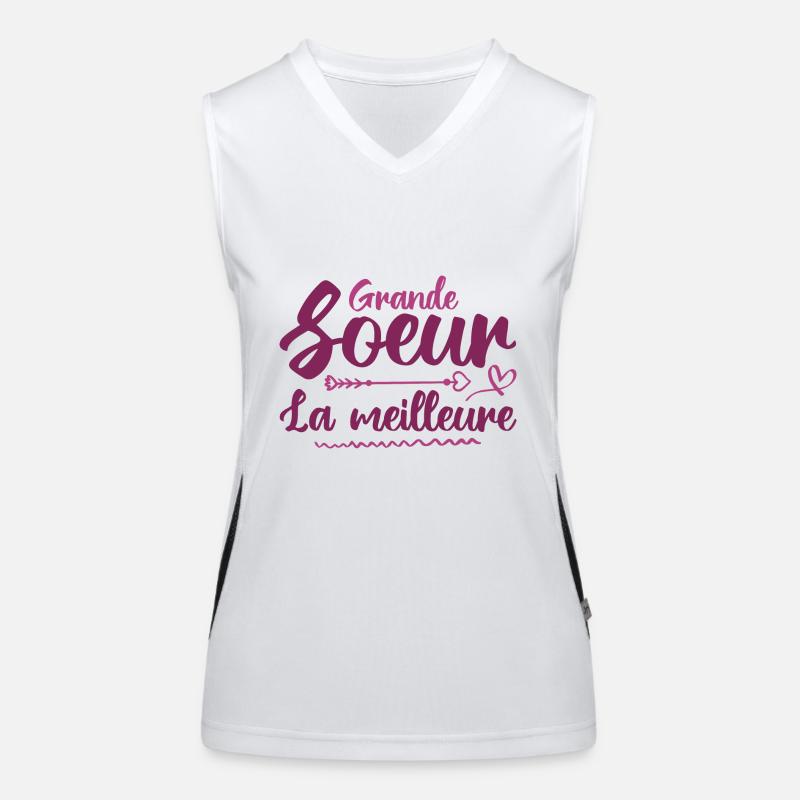 Best Big Sister Women's Functional Contrast Tank Top