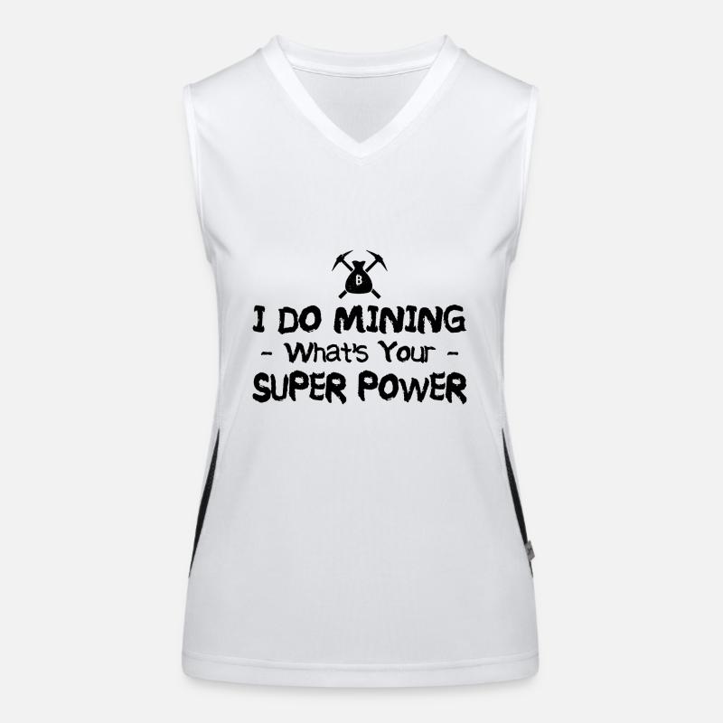 Exploitation minière Débardeur respirant contrasté Femme