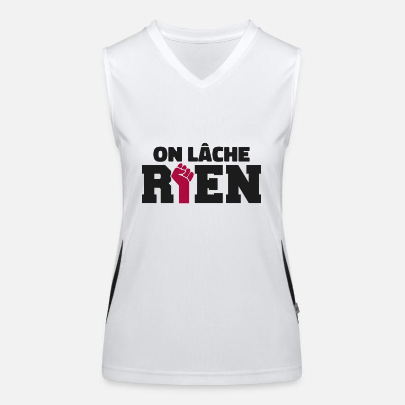 On Lâche Rien Débardeur respirant contrasté Femme