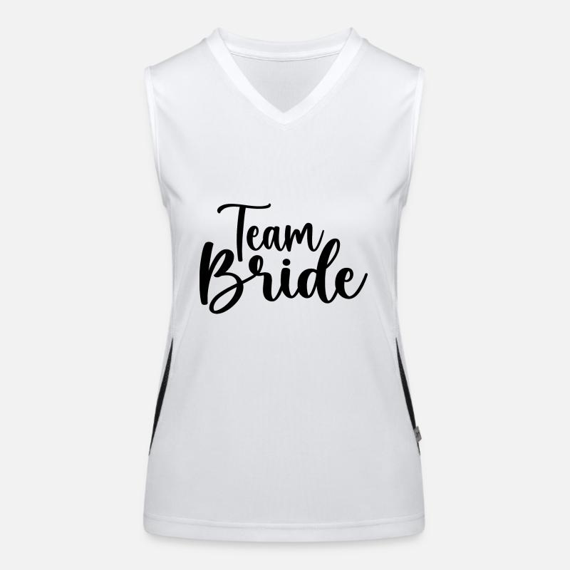Team bride Débardeur respirant contrasté Femme