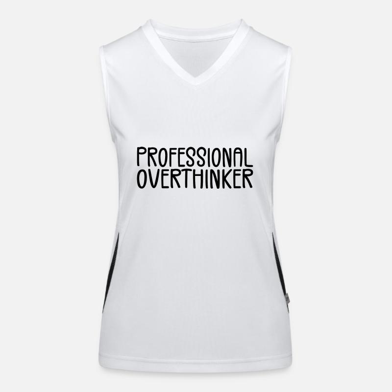 Professional Overthinker Women's Functional Contrast Tank Top