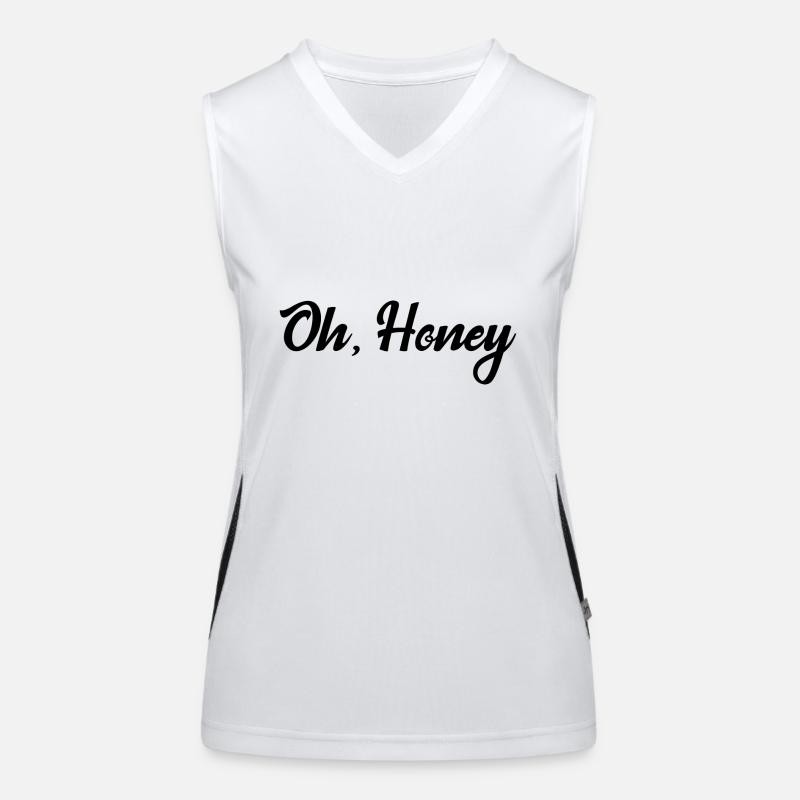 Oh, Schatz Funktionelles Kontrast-Tank Top für Frauen