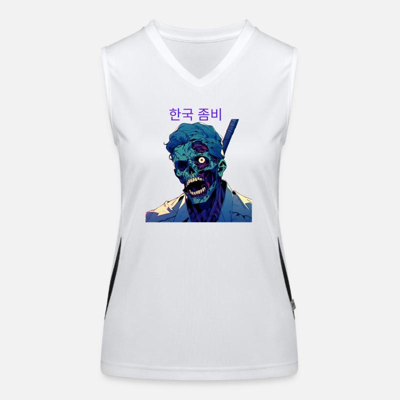 ANIME ZOMBIE Women's Functional Contrast Tank Top
