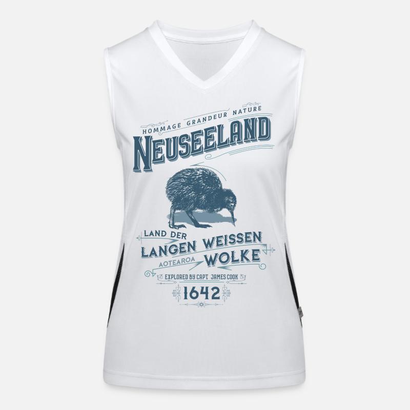 Aotearoa - Neuseeland Funktionelles Kontrast-Tank Top für Frauen