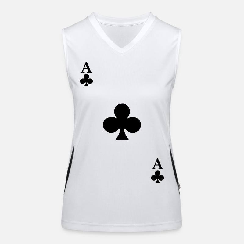 As de Trefle Débardeur respirant contrasté Femme