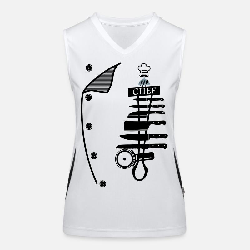 Chef Women's Functional Contrast Tank Top