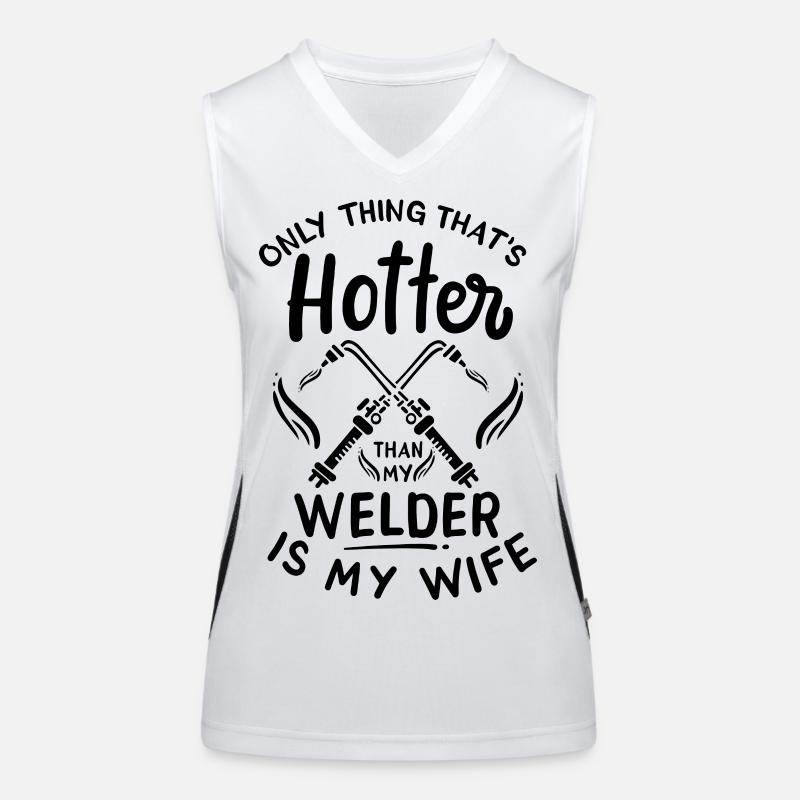 Welder Husband Women's Functional Contrast Tank Top