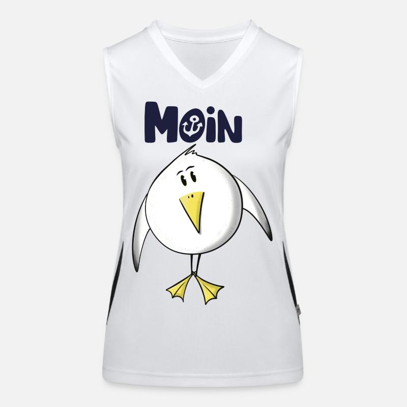 Möwe Moin Anker Funktionelles Kontrast-Tank Top für Frauen
