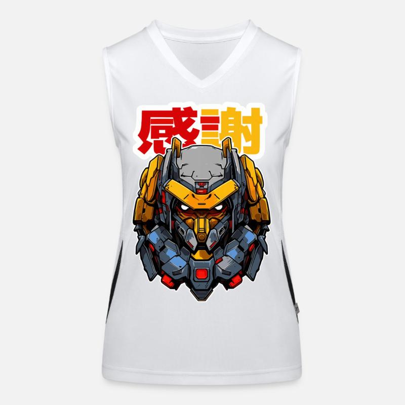 Anime Robot TWO! Women's Functional Contrast Tank Top