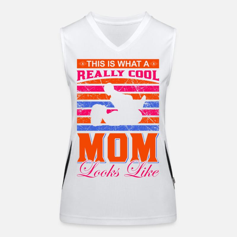 Really Cool Mom Shirt – Gift Idea Women's Functional Contrast Tank Top