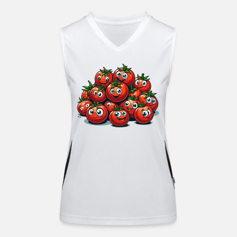 Tomate Tomate Drôle Cadeau D’ Débardeur respirant contrasté Femme