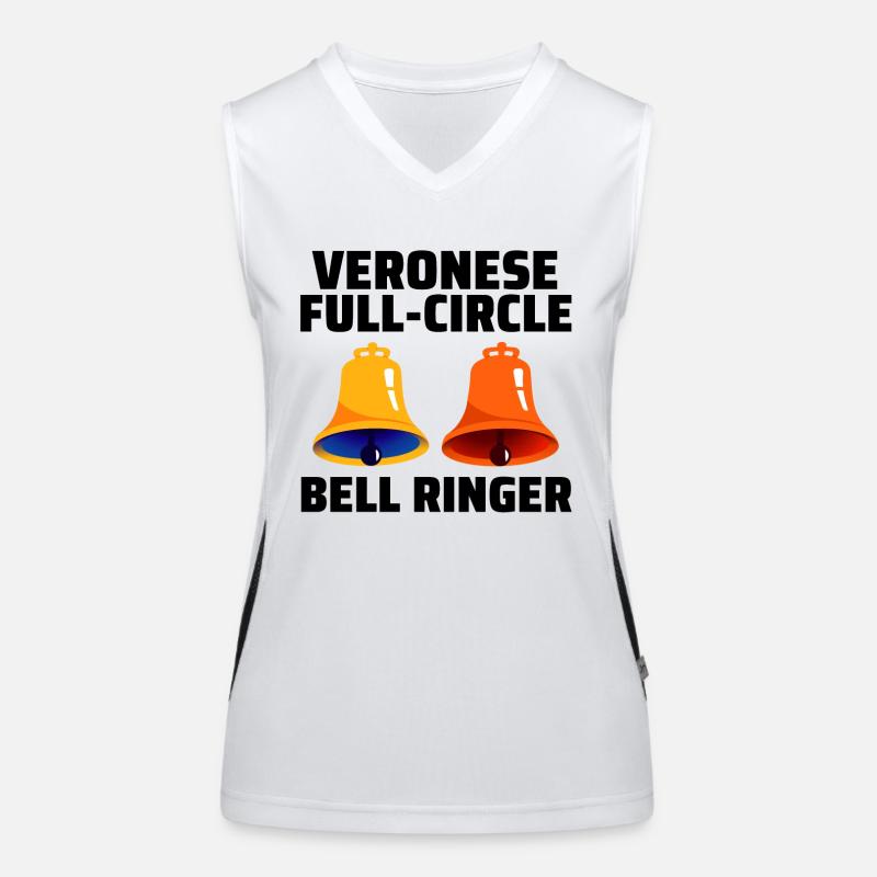 Veronese Full-Circle Bell Ringer Ringing Hobby Débardeur respirant contrasté Femme