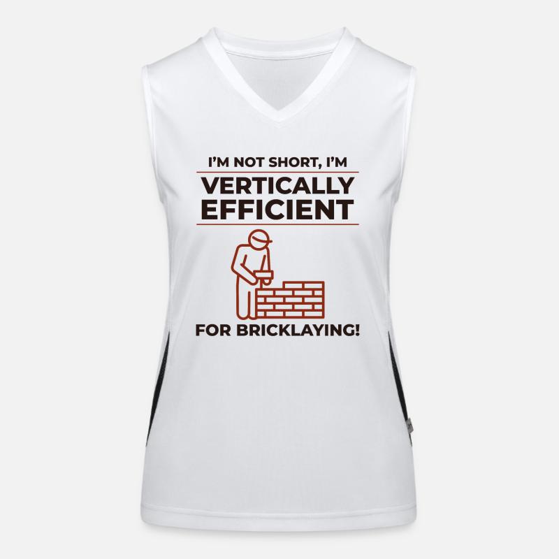 Maçon Maçon Maçon Vertical Efficacité Emploi Débardeur respirant contrasté Femme