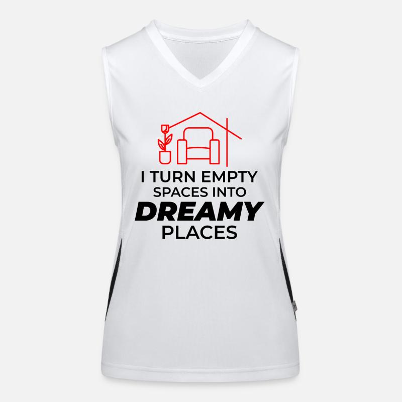 Interior Designer Decoration Design Professional Women's Functional Contrast Tank Top