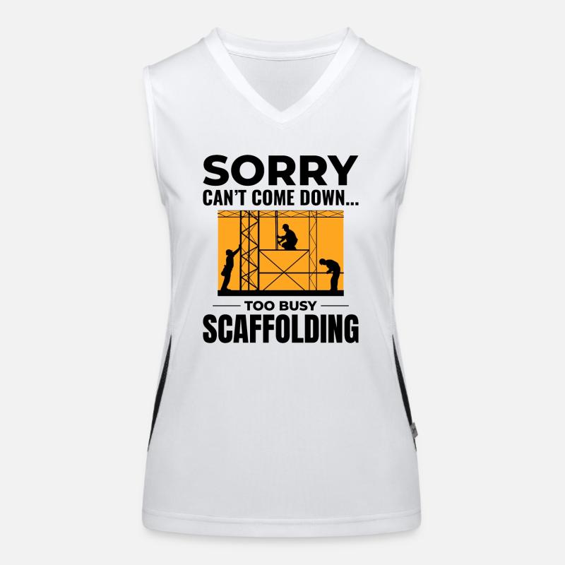Scaffolder Scaffold Builder Scaffolding Platform Women's Functional Contrast Tank Top