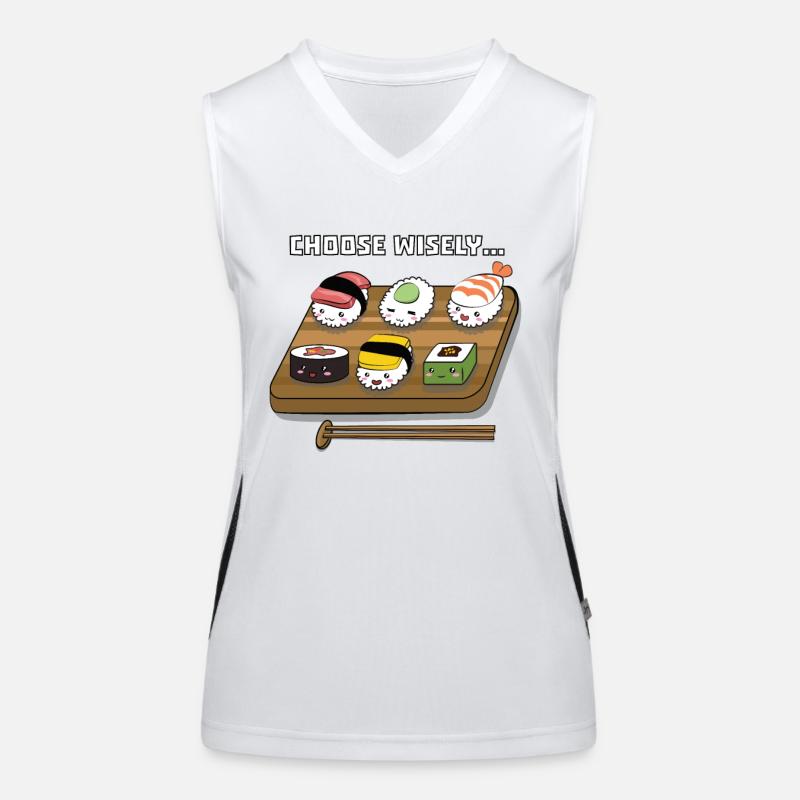 Sushi selection Women's Functional Contrast Tank Top
