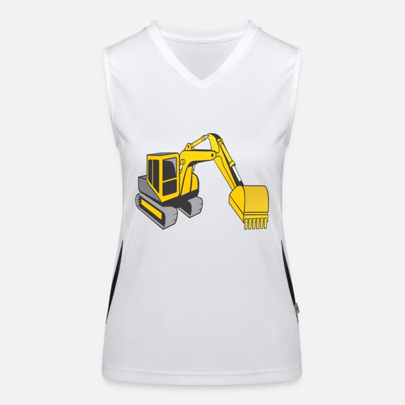 Bagger Funktionelles Kontrast-Tank Top für Frauen