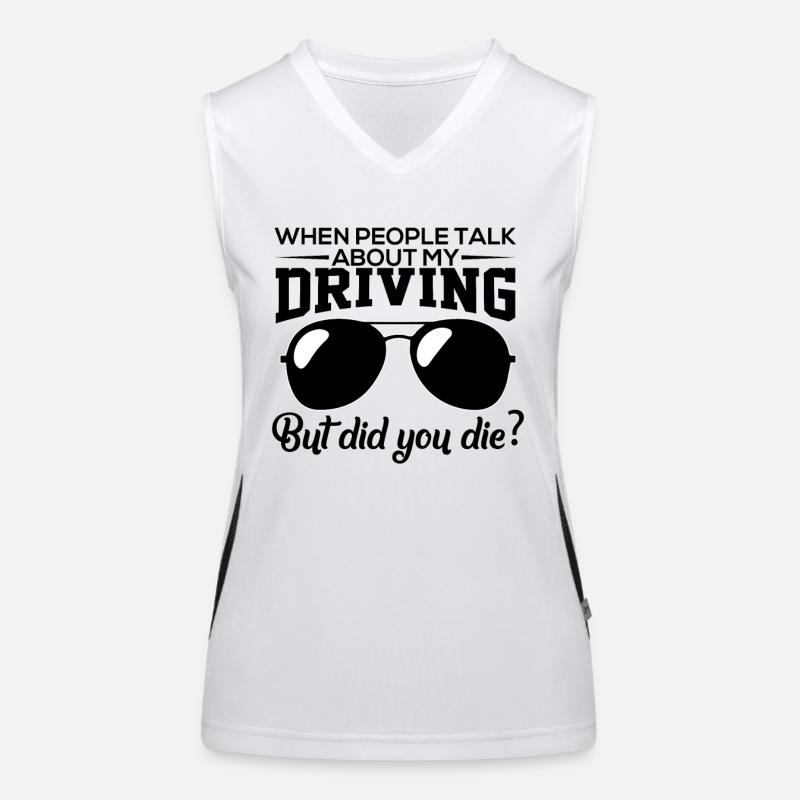 Driving school learner driver learner driver auto Women's Functional Contrast Tank Top