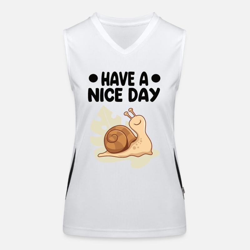 snail Women's Functional Contrast Tank Top