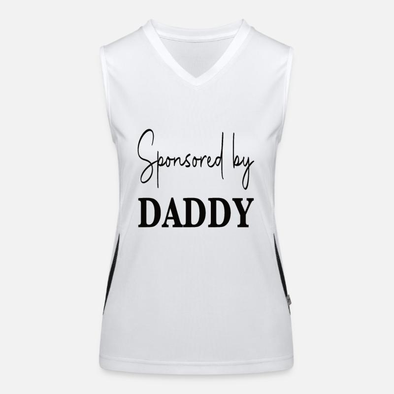 Sponsored By Daddy Funktionelles Kontrast-Tank Top für Frauen